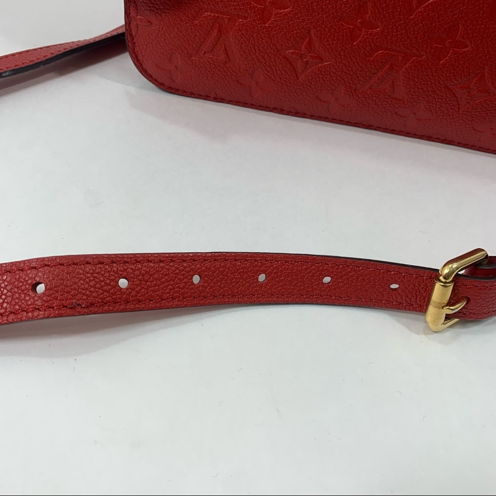 Louis Vuitton Red Pochette Métis - Picture 3 of 10